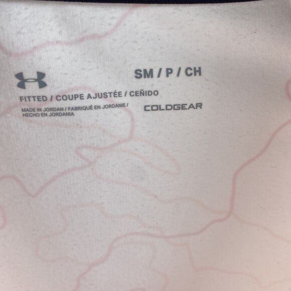 Under Armour Women’s Cold Gear Half Zip Long Sleeve Pink Size Small - Picture 3 of 3